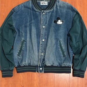 Genuine Merchandise Denim and Green Jacket with Character Patch